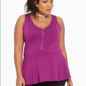 Torrid peplum blouse 💕